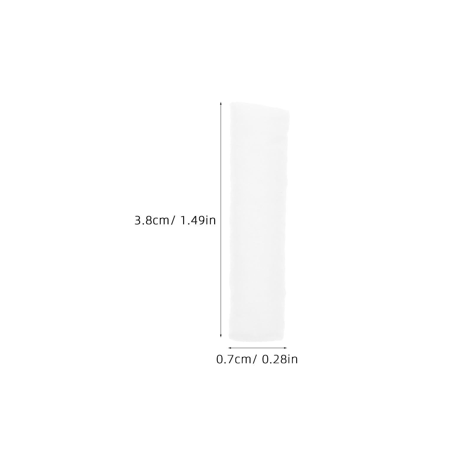 5 Piezas Rollos de Algodón Bucal 8x38 Mm, Blanco para Dientes