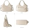 Anuncio patrocinado: Estás viendo este anuncio según la relevancia del producto para tu búsqueda. Deja comentarios sobre el anuncio. Carteras medianas de cuero vegano KOGTLA para mujer con correa satchel desmontable, bolsos de mano, bolsos tote hobo con dos asas 6