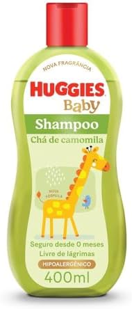 Shampoo Huggies Camomila Seguro para Recém-Nascidos 400 ml