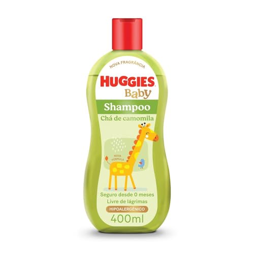Shampoo Huggies Camomila Seguro para Recém-Nascidos 400 ml