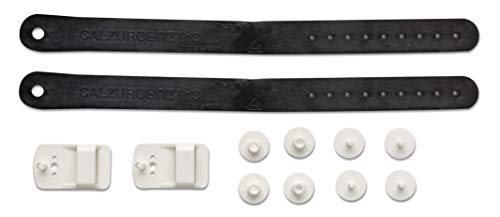 Image of CALZURO Heel Strap Kit - Italian Rubber Clog Straps for Secure Fit - 2 Straps, Buckles & Hardware Included