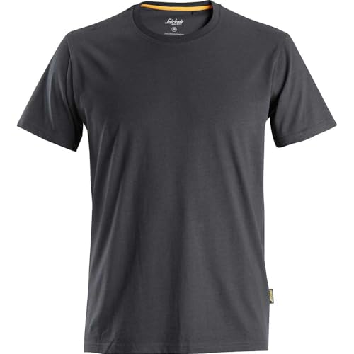 Snickers 2526 Mens Allround Work Organic Cotton T Shirt Grey XL