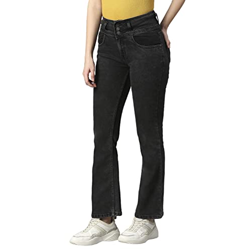 Image of HIGH Star Women's High Rise Bootcut Fit Stretchable Jeans