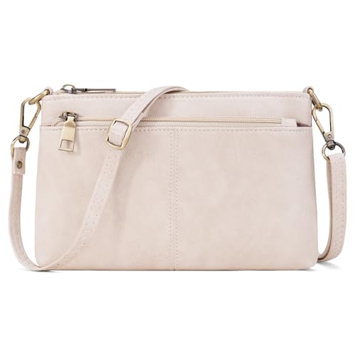 Image of SENDEFN PU Leather Crossbody Bag for Women Small Clutch Purses Crossbody Shoulder Handbag Wallet Purses RIFD Card Slots