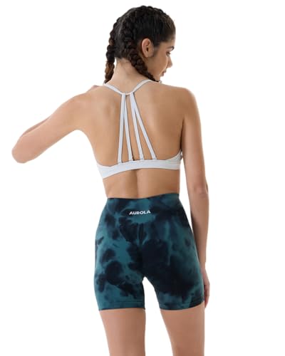 Image of AUROLA Dream Collection Women Workout Shorts High Waist Gym Shorts, Scrunch Butt Seamless Athletic Shorts