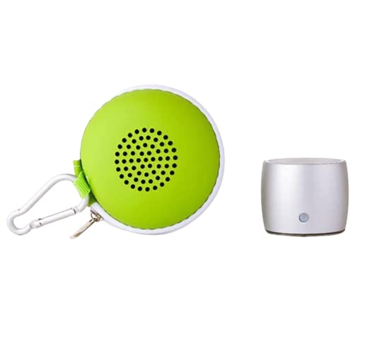 Portable Wireless Mini Speaker with Passive Sub-woofer, Enhanced Impactive Bass, Tiny Body Loud Voice, Minimalism Design, Perfect Speaker for Sports, Travel and Home A103.