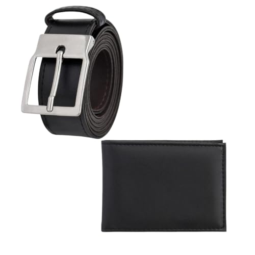 Conjunto Carteira Masculina com Cinto masculino dupla face conjunto