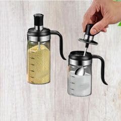 轻奢调料罐 Stylish Simple Condiment Canisters Pots Set,玻璃盐罐厨房调味瓶罐子家用盐味精调料盒一体组合套装 Household Cleaning，Kitchen Storage Essentials