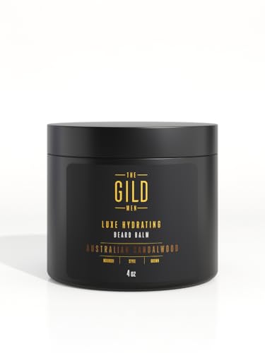 THE GILD MEN Australian Sandalwood Beard Balm – Hydrating & Growth-Promoting Formula for Healthier Beard