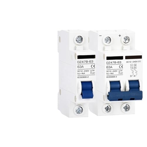 Interruptor de aire CC de 25A para placas solares en furgonetas camper y caravanas 2P 3