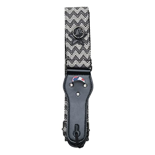 lerwliop Sangle de guitare électrique Ceinture d’épaule Pièces de rechange pour basse Guitaristes Musiciens, Noir blanc - Les Beatles, Paul McCartney, John Lennon, RIngo Starr, George Harrison lerwliop Sangle de guitare électrique Ceinture d'épaule Pièces de rechange pour basse Guitaristes Musiciens, Noir blanc – Image 3
