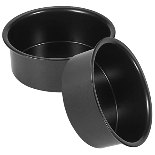 Cabilock 2Pcs Non Stick Cake Mold Baking Pan for Mousse Cheesecake and More Practical Deep Cake Tins for Home and Professional Baking Easy Release and