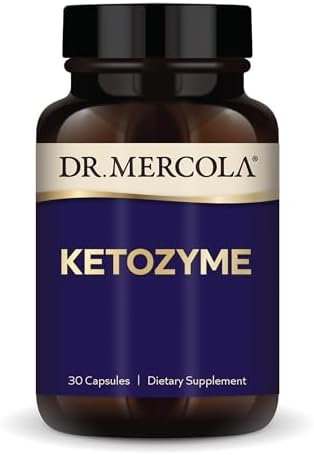 Dr. Mercola Ketozyme, 30 Capsules, Non-GMO, Gluten Free, Soy Free