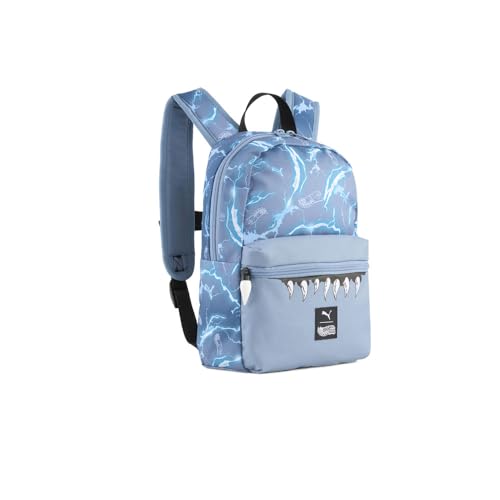 PUMA Mochila infantil unissex com rodas quentes, azul frio AH25, O/S, Azul frio Ah25, O/S, Mochila Hot Wheels