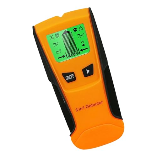 Escáner de pared, localizador electrónico de detector de metales | Buscador electrónico de pernos - para tubos de alambre de CA vivos, vigas de madera, paneles de yeso, marco de madera