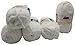 Produktbild Ilkadim 5 x 100 Gramm Himalaya Dolphin Strickwolle, Babywolle, 500 Gramm Wolle Super Bulky (weiß 80301)