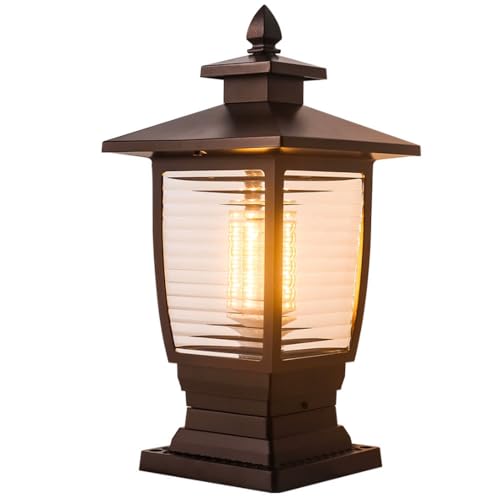 Luminaire de poteau de clôture étanche pour remplacer un éclairage usé