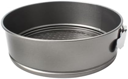 KUFUNG Cheesecake Pan, 7 Inch Springform Pan, Nonstick Leakproof Springform Pan Set for Mini Cheesecakes, Pizzas, Quiches (Gray, 7 inch)