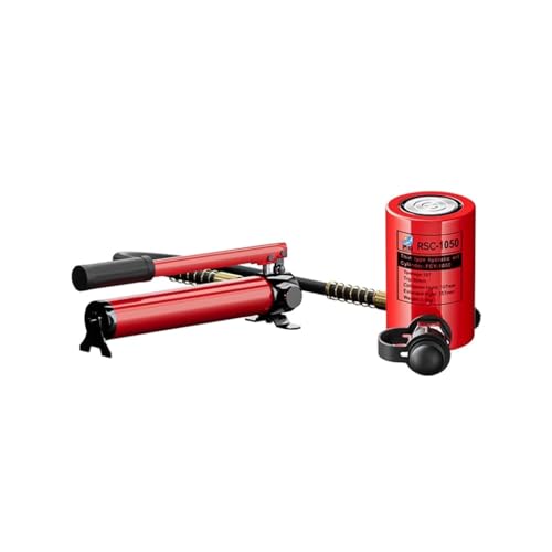 Martinetto idraulico con capacità, pompa idraulica manuale con CP-700, cilindro di sollevamento con retrazione automatica(10T/22046lb-2in Stroke)