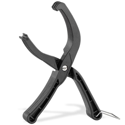 CyclingDeal Bicycle Tire Bead Jack - Cycling Tire Lever Bike Repair Tool - Install & Change Difficult Wire Bead & Stubborn Tires Seating Tool with Anti-Slip Grips