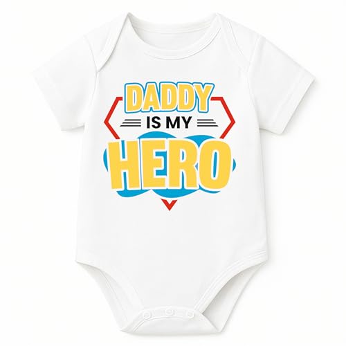 Image of Lillypupp Cotton Body Suit For New Born Baby Boy Girl Made To Express Love For Fathers /Daddies. Half Sleeves Romper Bodysuit Clothes For Infant Toddler Boys Girls.
