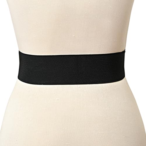 Joukavor Women's Medieval Viking Wide Leather Belt Black Corset Waist Belt Ren Faire Accessory4