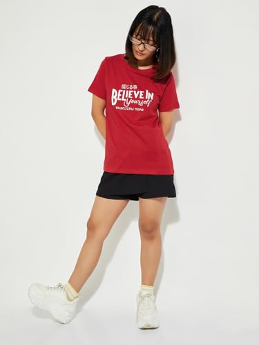 Image of Max Women's Cotton Regular Fit URB N Graphic Printed T-Shirt - Pack of 2