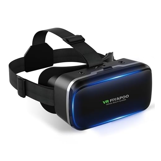 FIYAPOO VR Brille 3D für Handy, 3D Brille Virtuelle Realität,HD VR für Filme & Spiele, Kompatibel mit nahezu Allen Smartphones (4,7-6,7 Zoll)