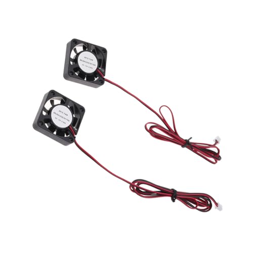TOPPERFUN 4pcs Brushless Cooling Fan for Printer Small Fan for Printer Cooling for Reprap and DIY Projects
