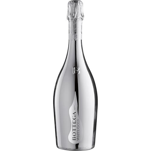 Bottega Spa White Gold Spumante Brut Venezia DOC Schaumwein weiss Italien inkl. FeinWert E-Book (1 x 0.75 l)