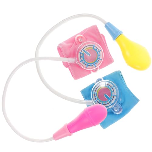 Toyvian 2PCS Pretend Play Doctor Toys, Simulation Family Doctor Toy, Realistic Kids Doctor Role Play Toy Monitor Dress Up Toys for Kids