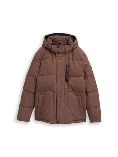 TOM TAILOR Herren 1047206 Jacke, 38833-Bag Brown, M