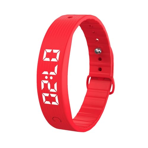 Genérico Pulsera De Alarma Silenciosa,Brazalete Silencioso Recargable | Reloj De Pulsera Inteligente con Alarma por Vibración,para Adultos, Uso Diario, Sueño, Viaje, Dormitorio, Medicación