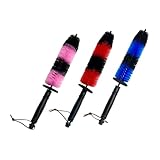 Brosse à jantes à long manche : grâce à son long manche, elle permet d’atteindre et de nettoyer facilement l’intérieur des jantes, garantissant ainsi l’élimination de toute saleté. brosse de nettoyage pour vélo, brosse pour roues et pneus