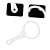 ORFOFE 1pc 10 whole house water filter universal tool wrench adjustable reverse osmosis filter wrench Plastic Filter Wrench socket tool RO Spanner white filtering system filter element