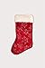 Custom Embroidered Plush Christmas Stockings| Custom Name Snowflakes Stockings| Personalize Christmas Gifts | Plush Red and White Christmas Stockings with Family Friends Pet Names |Gifts under $20