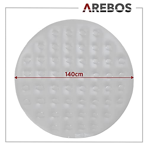 Arebos Thermische Overtrek voor Whirlpools | Ø160cm of 140cm | zwart | Whirlpool Accessoires voor Zwembaden… - Image 8