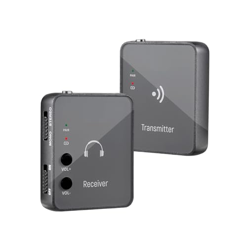 Monitor de Auriculares Inalámbrico de 2,4 GHz Receptor Recargable de 24 Bits para Estudio 3