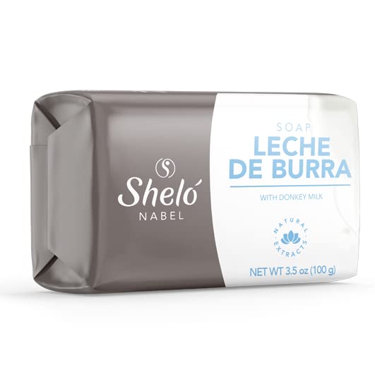 Jabón de barra de leche de burro de 3.5 onzas que reduce las manchas causadas por el sol o el acné, 3.5 onzas