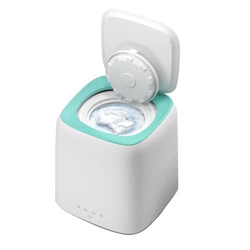 Vollautomatische Kleine Waschmaschine, Btstil 7L Mini Waschmaschine mit Sterilisationsfunktion, Elektrische Kompakte Waschmaschine und Ruhig Schleudertrockner für Babykleidung, Unterwäsche