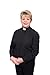 Reliant Ladies Clergy Shirt - Tab Collar Long Sleeve (UK Size 14 | US Size 10, Black)