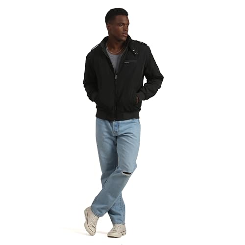 Image of Members Only Men's Iconic Racer Quilted Lining Jacket |Slim Fit|