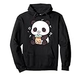 Kawaii Panda Boba Japanese cute aesthetic Anime Girls Teens Pullover Hoodie