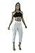 Extra Soft Capri Leggings with High Waist - 20 Colors - Plus (One Size fits Most (XS - XL), White)