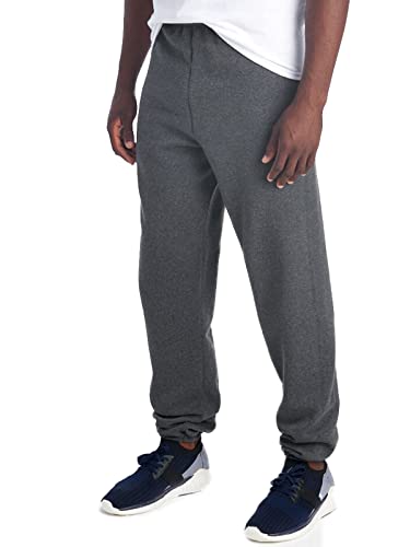 Image of Jerzees Men's NuBlend Fleece Elastic Bottom Sweatpants, Relaxed Fit, Cotton Blend