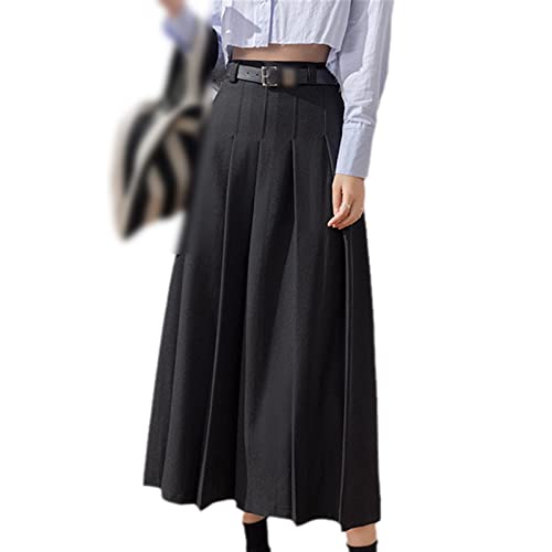 Robe de bal longue jupe femme Kelsiop plissée taille haute pour soirée d'été chic