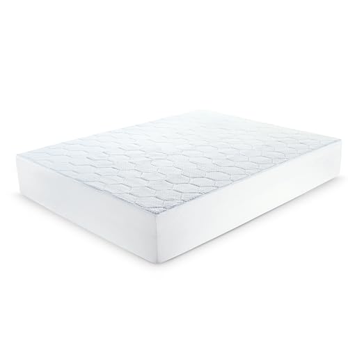 Vibe Cooling Quilted Memory Foam Mattress Pad, Twin by Vibe - Used condition - Image 2