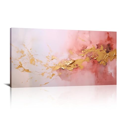 Art mural marbre moderne rose 30x60 cm tableau abstrait pour salon