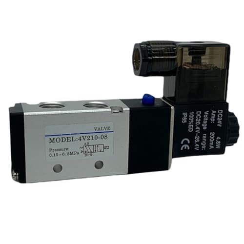 Électrovannes pneumatiques 4V210-08 1/4 distributeur électromagnétique de commande air