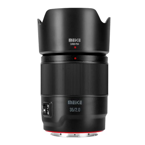 Meike 35mm F2.0 Full Frame Wide Angle AF STM Lens Auto Focus Fixed Prime Portrait Lenses for Panasonic Lumix Sigma Mirrorless Camera S1 S1R S1R II S1H S5 FP SL SL2 by Meike - Used condition - US$131.86